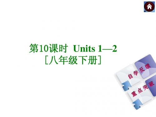 新目标英语八年级下册复习课件(一)Units 1—2[八年级下册](共44张PPT)