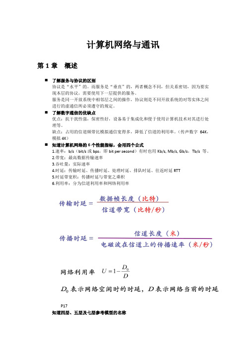 计算机网络与通讯