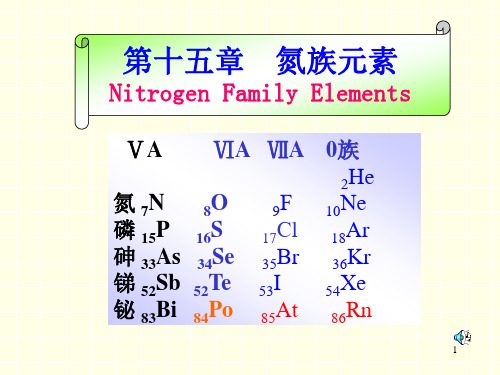 无机化学氮族元素