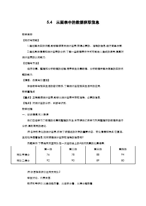 最新2019-2020年沪科版七年级数学上册《从图表中的数据获取信息》1教学设计-优质课教案