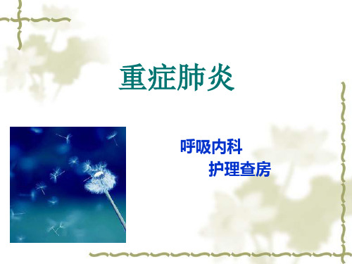 重症肺炎病人的护理.ppt123