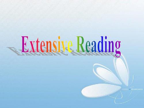 Book 5 Unit 1 Extensive reading