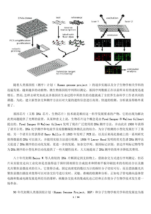 生物芯片概念