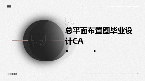 总平面布置图毕业设计ca