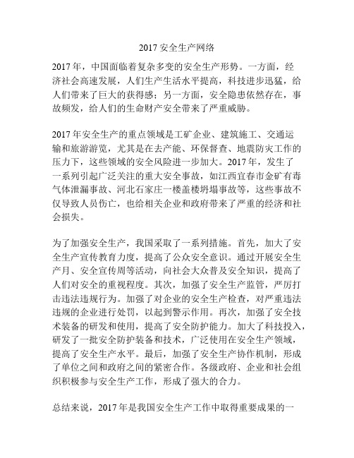 2017安全生产网络