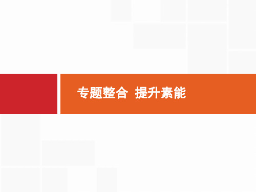 2020高考历史人民版一轮总复习课件：专题整合4 