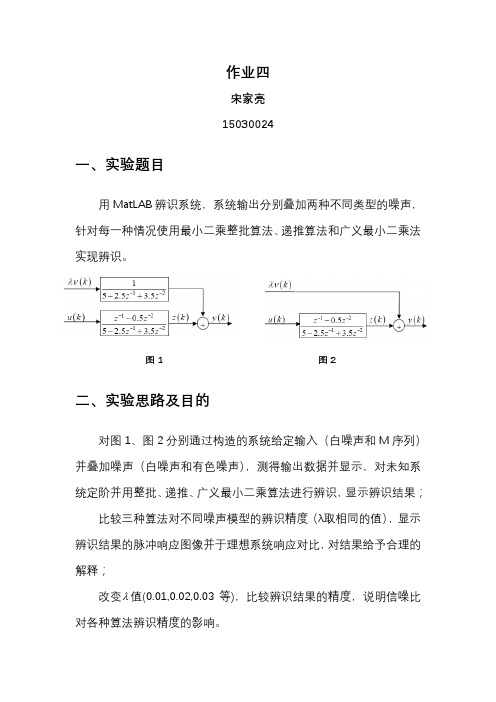 机械系统辨识及仿真最小二乘法