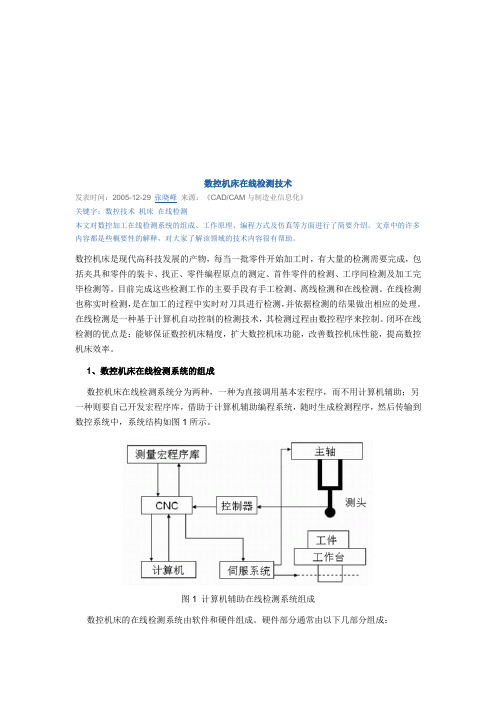 数控机床在线检测技术