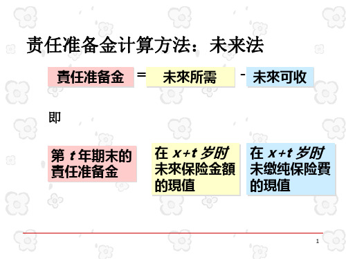 保险精算-第7章2-准备金