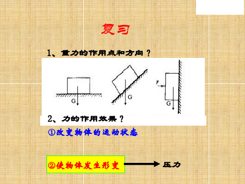 压力的作用效果     物理八年级