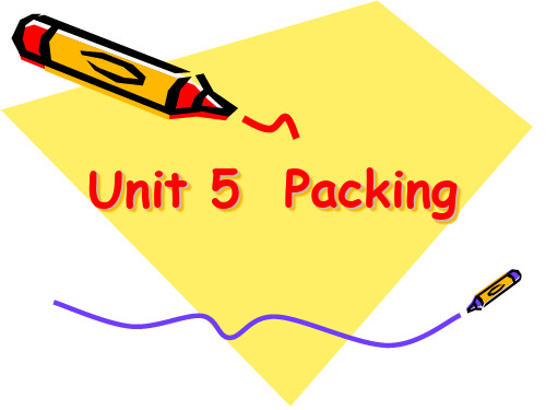 Unit 5  Packing