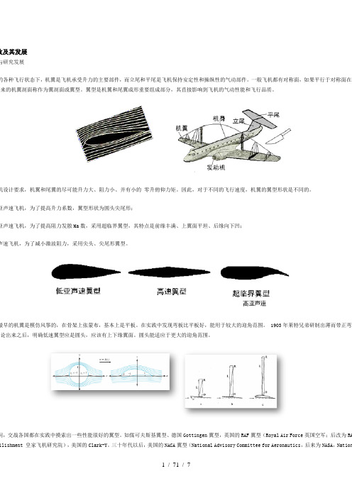 翼型几何参数