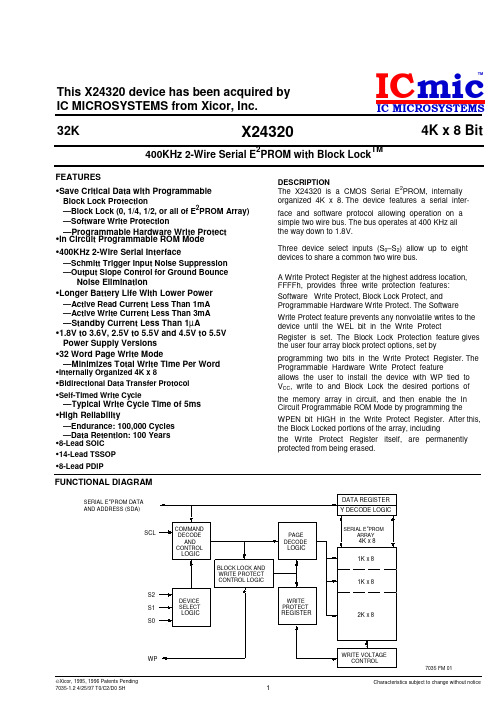 X24320V14IG资料