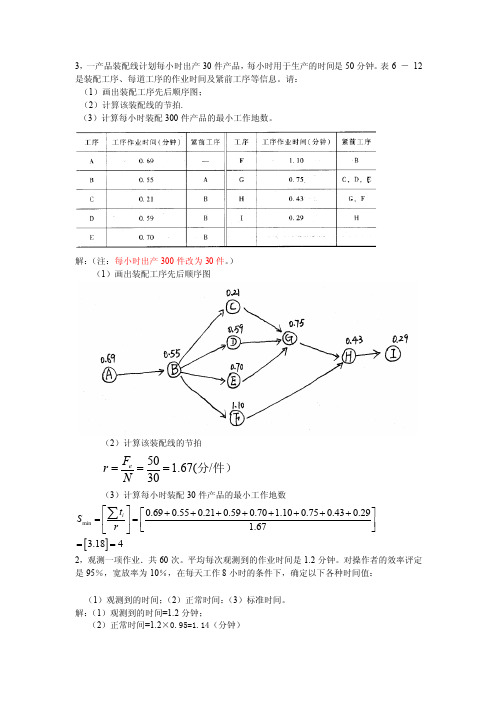 生产与运作计算题重要[详细讲解]