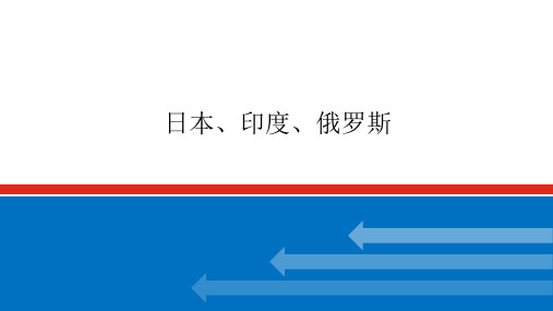 高考地理一轮专项复习ppt课件-日本、印度、俄罗斯(人教版)