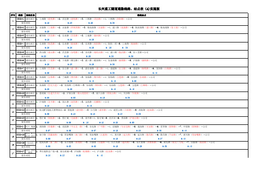 公司班车路线(上海江南长兴重工)A方案