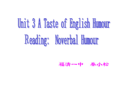 a-taste-of-english-humour-reading(201911新)