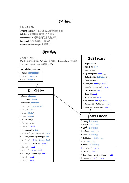 C  通讯录的制作