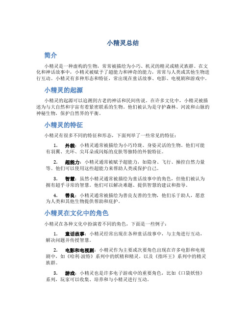 小精灵总结