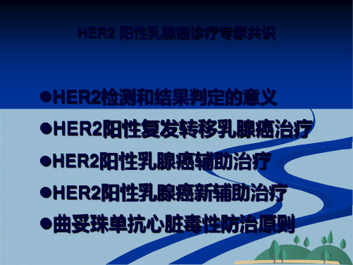 HER阳性乳腺癌的治疗2(共40张PPT)