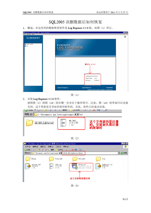 图解SQL2005误删数据后如何恢复