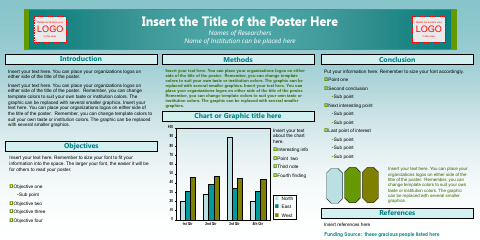 【学术会议poster模板】bluegreen_24x48