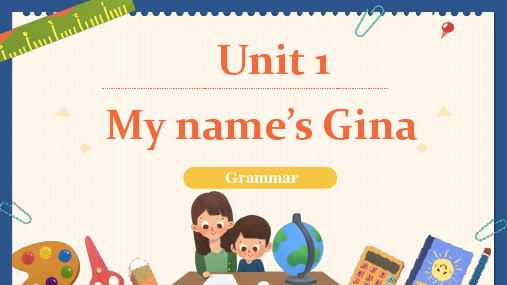 Unit 1 Grammar课件 人教版七年级英语上册