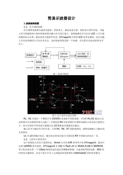 简易示波器设计