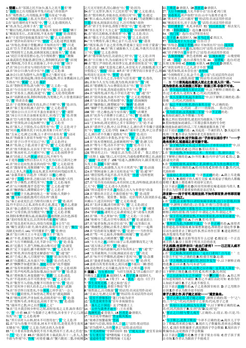 北京中医药大学入学考试提纲语文附答案