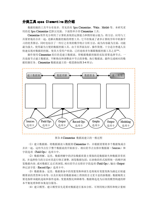 分类工具spss Clementine的介绍