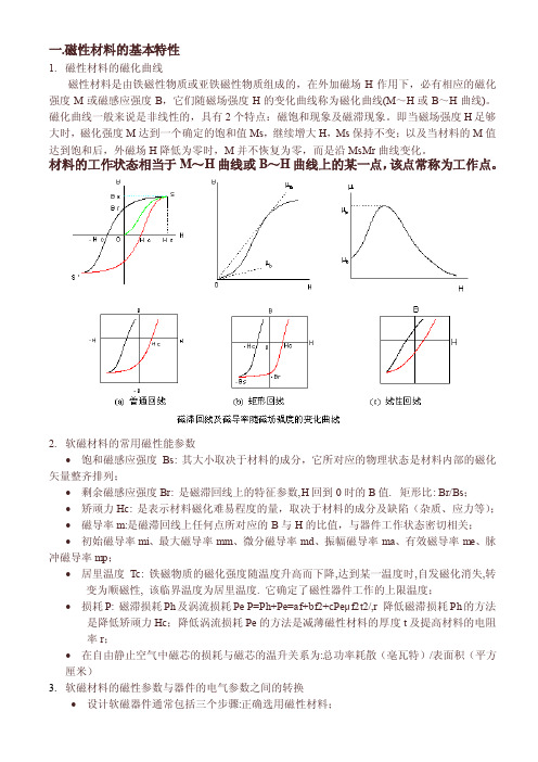 磁性材料的基本特性