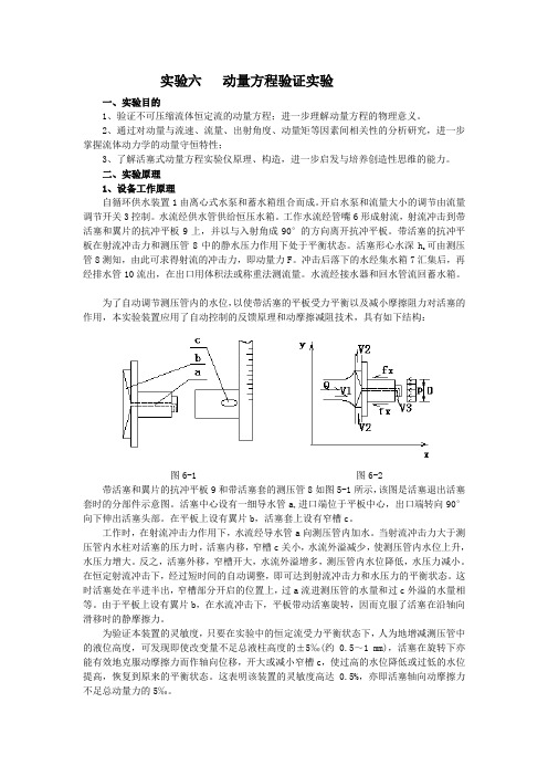 动量方程验证实验