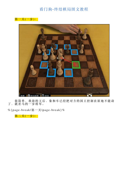 看门狗终结棋局图文教程