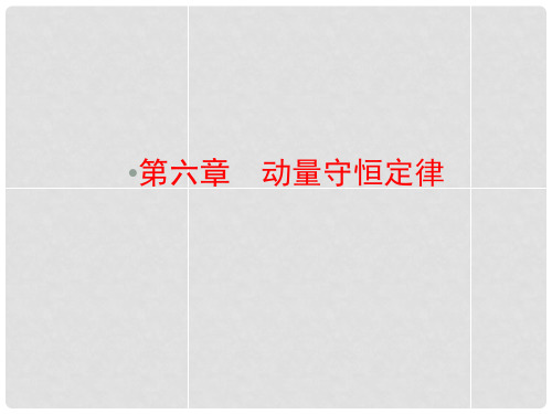 优化探究高考物理一轮复习 6.1动量 动量定理课件