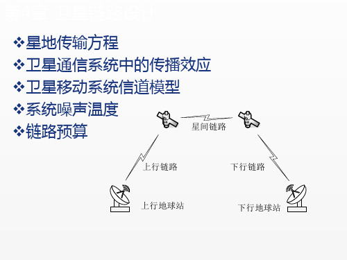 卫星通信课件第4章卫星链路设计