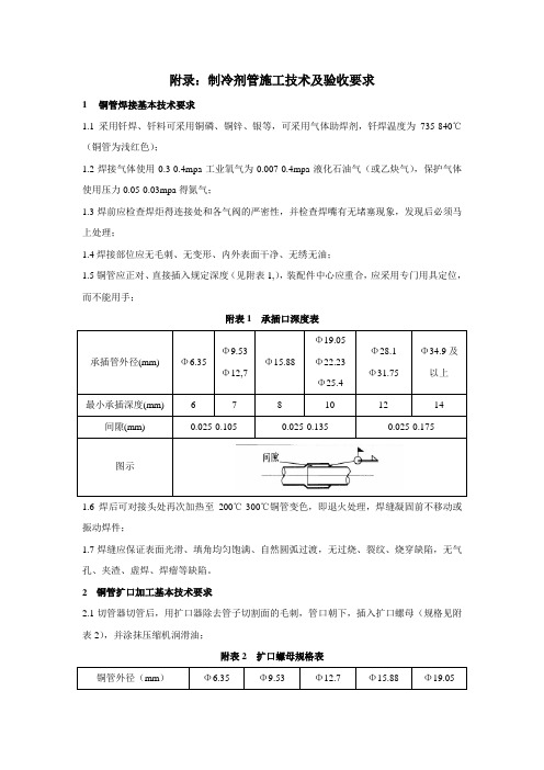 多联机管道施工技术及验收要求.