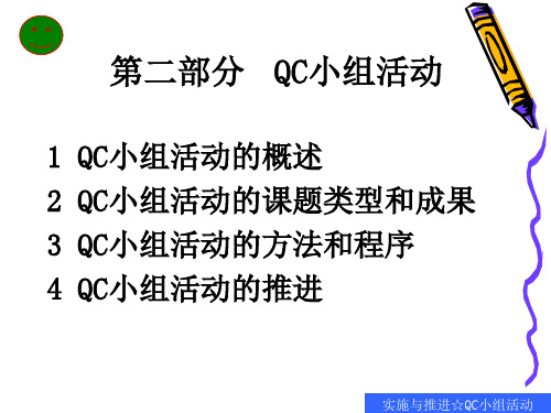 精选全面质量管理实施与推进QC小组活动