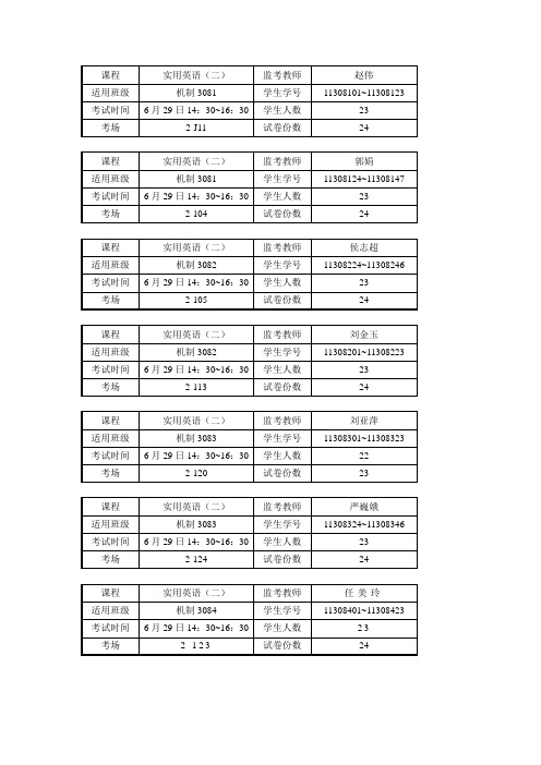 模板_考试与成绩_考试_试卷封条