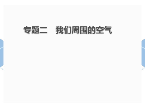 2020届中考化学总复习课件：专题二 我们周围的空气(共52张PPT)