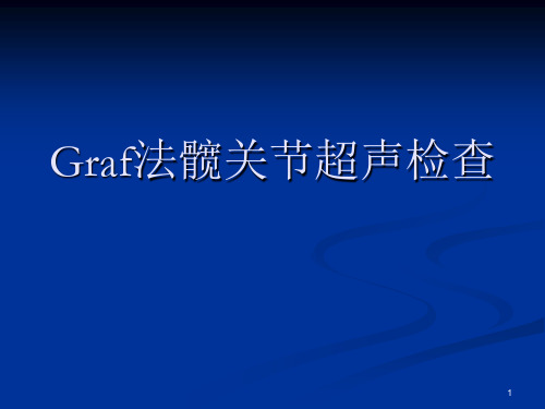 Graf法髋关节超声检查课件