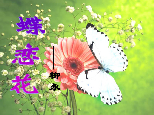 高二语文蝶恋花(整理2019年11月)