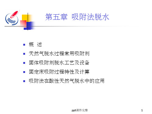 第五章 吸附法脱水ppt课件