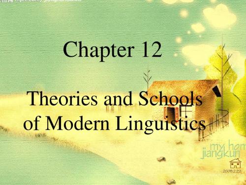 英语课件Chapter12 Schools of Ls