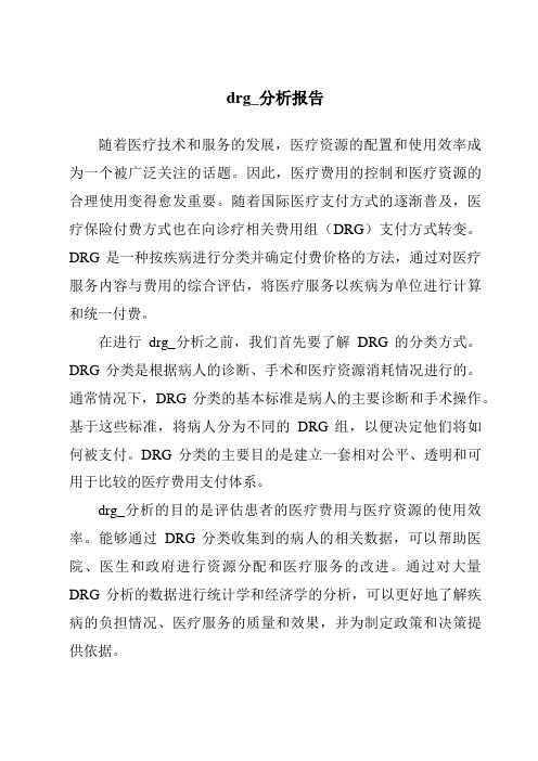 drg_分析报告