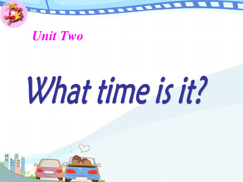 人教版PEP英语四年级下册Unit2 What time is itPart 2-A等