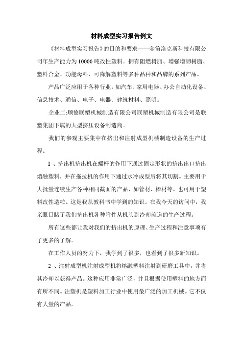 材料成型实习报告例文.doc