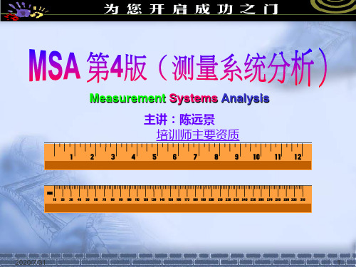 MSA培训教材(完整)