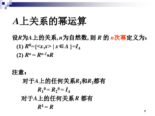 离散数学W15L1C4-4.3-4关系的性质与闭包