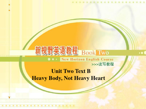 新视野英语综合教程book 2  unit 2-text B