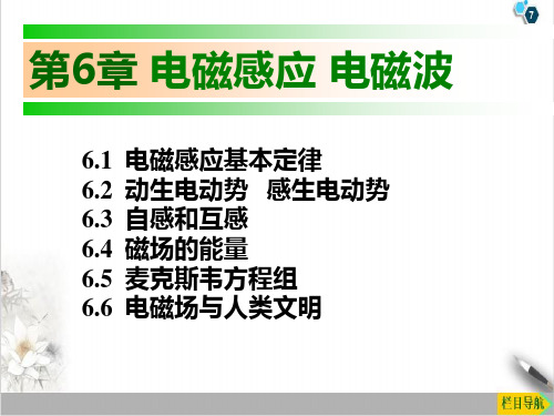 高中物理竞赛6.1电磁感应PPT(课件)